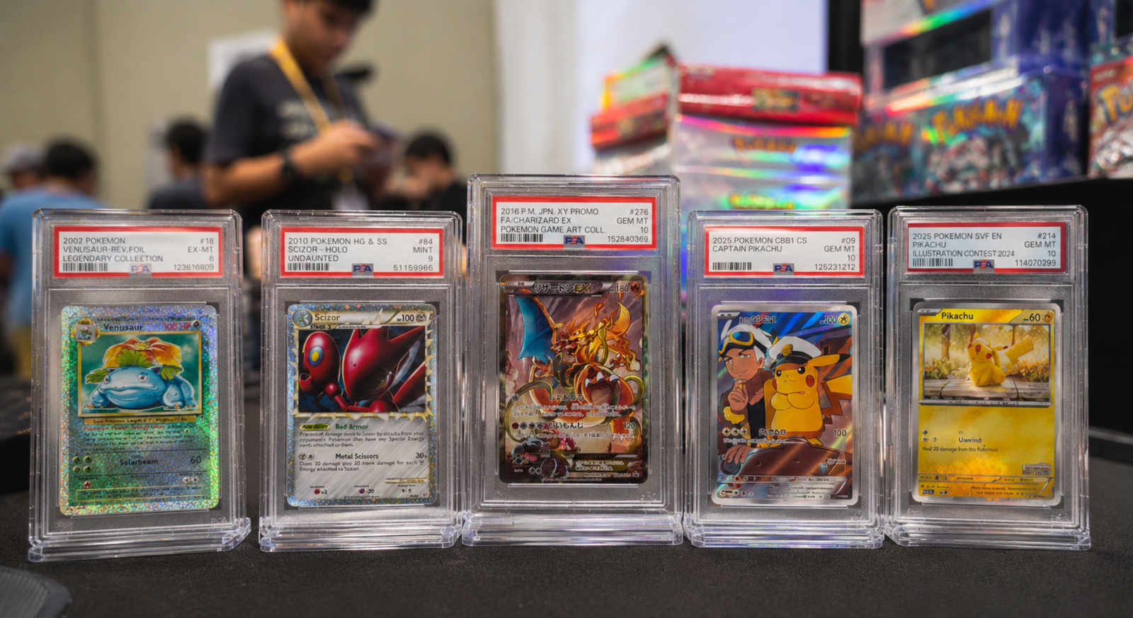 CardCartelX Real Cards Table — PSA Event